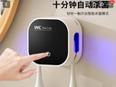 赟婭牙刷架消毒器智能烘干紫外線(xiàn)殺菌電動(dòng)免打孔壁掛式刷牙杯置物架 迷你方塊牙刷消毒盒【白色】 曬單實(shí)拍圖