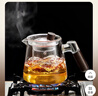 泥也泡茶壺玻璃茶具泡茶器全套茶水分離壺泡茶壺一人專用綠茶透明茶壺 曬單實拍圖