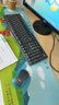 羅技（Logitech）MK275 鍵鼠套裝 無線鍵鼠套裝 辦公鍵鼠套裝 全尺寸 商務(wù)鍵鼠套裝 帶無線2.4G接收器 黑藍(lán)色 曬單實(shí)拍圖