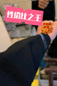 GXG男裝 黑色羊毛精致短款大衣 2023冬季新款GEX10625844 黑色 L 曬單實(shí)拍圖