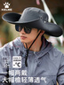 卡爾美（KELME）漁夫帽遮陽帽男防曬帽夏季登山大帽檐西部牛仔帽女太陽帽釣魚帽 曬單實(shí)拍圖
