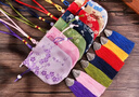 別穎 端午節(jié)香包香囊空袋隨身刺繡車掛件香袋古風(fēng)荷包diy訂制艾草包 梅花混搭*100個(gè) 空袋 曬單實(shí)拍圖