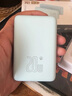 品勝【Qi2/3C認證】磁吸無線充充電寶10000mAh大容量可上飛機高鐵Magsafe30W有線快充移動電源支架 白 曬單實拍圖