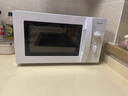 美的（Midea）快捷微波爐 家用小型 360°轉(zhuǎn)盤加熱 旋鈕操控 易潔內(nèi)膽（M1-L213B） 曬單實(shí)拍圖