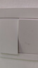 羅格朗開關(guān)插座面板 簡悅深砂銀色 86型墻壁插座 10A五孔插座 十只裝 曬單實(shí)拍圖
