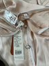 金三塔真絲睡衣女100%桑蠶絲蕾絲寬松舒適長(cháng)袖家居服衣褲套裝情人節禮物 金粉色2735 M 曬單實(shí)拍圖