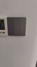 施耐德電氣三開單控開關(guān) 86型墻壁電源開關(guān)插座面板暗裝 桓悅系列 魅影灰色 曬單實拍圖