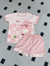 韞舜睡衣女款短袖短褲夏季薄款可愛(ài)卡通大碼夏天家居服套裝 小熊【L（建議100-120斤）】 曬單實(shí)拍圖