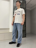 貴之步皮鞋男士牛皮休閑正裝鞋商務(wù)西裝德比鞋子男 G655 黑色 43  曬單實(shí)拍圖