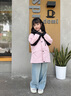 波司登2025秋季新款男女兒童一手長三合一羽絨服保暖外套T250131340 櫻粉色1870 130 /64 約 115-130cm 26kg 曬單實(shí)拍圖
