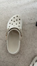 卡駱馳（crocs）蝸輪Clog涼鞋男鞋休閑洞洞鞋沙灘拖鞋戶外涼拖 208776-160 M8W10 曬單實(shí)拍圖
