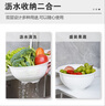 Lustro ware【原裝進(jìn)口】日本 瀝水籃洗菜籃塑料盆水果蔬菜清洗盆廚房收納籃 【組合裝】2000ml 籃+盆 曬單實(shí)拍圖