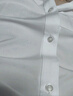 羅蒙（ROMON）【冰絲】白襯衫男士商務(wù)職業(yè)短袖抗皺免燙彈力正裝襯衣男白色41 曬單實(shí)拍圖