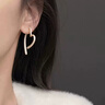 DAISY DREAM官方正品925銀針愛心耳環(huán)女方圓臉百搭耳釘簡約小眾設(shè)計精致耳飾 愛心兩戴耳環(huán)【925銀針】 曬單實拍圖