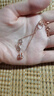 沫蘭小蠻腰項鏈女S925銀輕奢轉(zhuǎn)運珠鎖骨鏈生日紀念日禮物送女友 曬單實拍圖