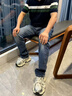Levi's李維斯25年秋冬新款男士美式505標(biāo)準(zhǔn)直筒潮流休閑牛仔長(zhǎng)褲 淺藍(lán) 32 (32) 曬單實(shí)拍圖