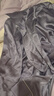 美標送禮19姆米重磅真絲睡衣套裝女春秋6A100%桑蠶絲綢外穿家居服夏 迷霧紫 2XL (175/96A) 曬單實(shí)拍圖