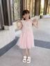 FIDQIOG品牌女童夏款公主裙寶寶背心裙女孩洋氣裙子2025新款 粉色 110 cm 曬單實(shí)拍圖