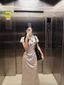 妙奕嘉新中式旗袍女士中國(guó)風(fēng)高級(jí)感改良版連衣裙夏季新款修身少女小個(gè)子 新中式國(guó)風(fēng)盤扣清冷風(fēng)竹影旗袍 M 【建議85-105斤】 曬單實(shí)拍圖