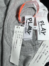 COMME DES GARCONS 川久保玲CDG play夏季新款運(yùn)動潮流休閑男短袖t恤灰 S 曬單實拍圖