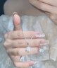 紀思梵輕奢項鏈女浪漫雪花珠寶時(shí)尚首飾母親情人節生日禮物送女友 項鏈 曬單實(shí)拍圖