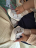 江博士學(xué)步鞋步前鞋春季女童休閑蝴蝶公主兒童鞋2B13A1014AW紫色19碼 曬單實(shí)拍圖