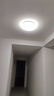 雷士（NVC） led燈飾陽(yáng)臺(tái)燈浴室燈廁所燈廚房燈 led吸頂燈具 臥室燈過(guò)道走廊 白玉 12瓦 正白光 Φ260*70MM 曬單實(shí)拍圖