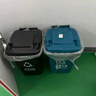 天樞垃圾桶大號240升大容量商用酒店物業(yè)廚房廚余室外戶外環(huán)衛(wèi)分類帶蓋帶輪果皮箱綠色廚余垃圾 曬單實(shí)拍圖