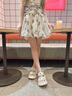 妙麗（Millies）品牌松糕厚底涼鞋女夏季2025新款真皮時尚女士涼鞋百搭運動沙灘鞋 米白 35 (225mm)  標(biāo)準(zhǔn)碼 曬單實拍圖