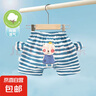 嬰童短褲夏季男女寶寶純棉屁屁褲兒童網(wǎng)眼棉家居外出褲干爽透氣 皇冠貓（網(wǎng)眼棉） 90 cm推薦身高80-88cm 曬單實(shí)拍圖