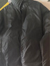 無印良品（MUJI）女式 便攜式 立領(lǐng)羽絨夾克 BDC32C2A 黑色 XL 曬單實(shí)拍圖