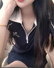 FILA 斐樂官方【楊冪同款】女編織連衣裙2025夏時尚休閑修身POLO裙子 曬單實(shí)拍圖