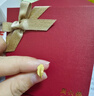 周六福（ZLF）七夕禮物  黃金耳飾女款足金在逃公主系列羽毛耳釘少女夢(mèng)羽 計(jì)價(jià)T 1.42g 曬單實(shí)拍圖