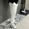斷碼男鞋2025夏季軟底運(yùn)動(dòng)鞋男透氣網(wǎng)面鞋子男士休閑跑步鞋男 AD6619白灰色【皮面】 42 曬單實(shí)拍圖