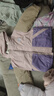 戴維貝拉（DAVE＆BELLA）兒童外套休閑男童衣服連帽中大童兩件套秋裝新款女童外衣小童服飾 灰紫色【DK3235880-T】 110 cm（建議身高100-110cm） 曬單實拍圖