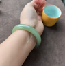凈心石【七夕禮物】和田玉手鐲女款玉鐲送老婆送媽媽禮物內(nèi)徑約57-58mm 曬單實(shí)拍圖