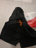 李寧（LI-NING）沙灘褲男士速干游泳短褲可下水寬松極簡(jiǎn)溫泉泳褲0301黑XXL 曬單實(shí)拍圖