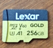 雷克沙（Lexar）tf卡 switch內(nèi)存卡運動相機(jī)無人機(jī)內(nèi)存卡gold系列 256G 讀速280/s 寫速180MB/s UHS-II V60TF卡 曬單實拍圖