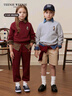 Teenie Weenie Kids小熊童裝25新款秋冬男女童寶休閑基礎加絨衛(wèi)衣 中灰色 110 cm 曬單實拍圖