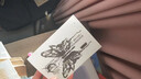 麗紗蓓兒草本紋身貼蝴蝶防水防搓果汁半永久高級(jí)感貼紙遮蓋疤痕仿真刺青 蝴蝶紋身貼-4張（買1送1） 曬單實(shí)拍圖