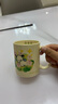 高顏值卡通陶瓷杯套裝耐高溫學(xué)生餐杯辦公室家用情侶杯卡通水杯 郁金香翹屁股小狗【單杯無蓋】 1個(gè) 350ml 曬單實(shí)拍圖