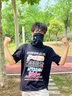 匹克防曬面罩冰絲脖套面巾圍脖頭套男防紫外線騎行薄魔術(shù)頭巾女 黑色 曬單實(shí)拍圖