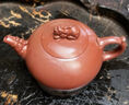 洛湘 宜興名家紫砂壺純手工泡茶壺功夫茶器原礦紫砂茶壺禮物高檔送禮 龍御貔貅 約380ml 曬單實(shí)拍圖
