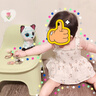 卡優(yōu)豆2025嬰兒夏季衣服甜美碎花哈衣裙女寶寶無袖包屁衣百日宴爬 碎花 80cm 曬單實拍圖