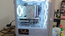 玩嘉 絕塵暗影電腦機箱臺式機（M-ATX主板/玻璃側(cè)透面板/頂部240水冷位/8風扇位/3硬盤位） 暗影白色+6極光白風扇 曬單實拍圖