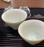 蘇氏陶瓷（SUSHI CERAMICS）卵青功夫茶杯開片冰裂品茗杯兩個(gè)裝簡裝款 曬單實(shí)拍圖