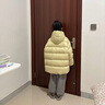 jnby by JNBY[輕便不壓身]江南布衣童裝冬羽絨服短款連帽女童兒童1NAC11890 620櫻花粉 150 cm 曬單實拍圖