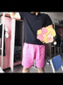 JY GTALGTAL美式海鷗領(lǐng)POLO衫短袖男士輕薄通勤商務(wù)針織彈力板正T恤上衣 黑色 2XL 曬單實拍圖