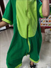 G.DUCKKIDS男童睡衣夏季純棉兒童連體睡衣卡通恐龍夏裝寶寶小女孩家居服睡袋 綠色【夏款】 110 建議身高100-110cm年齡4-5 曬單實拍圖