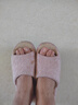 遠(yuǎn)港亞麻拖鞋女室內(nèi)家居家用四季防滑防臭布藝軟底棉麻木地板男春秋季 B款柔霧粉 38-39 (適合37-38腳) 曬單實(shí)拍圖